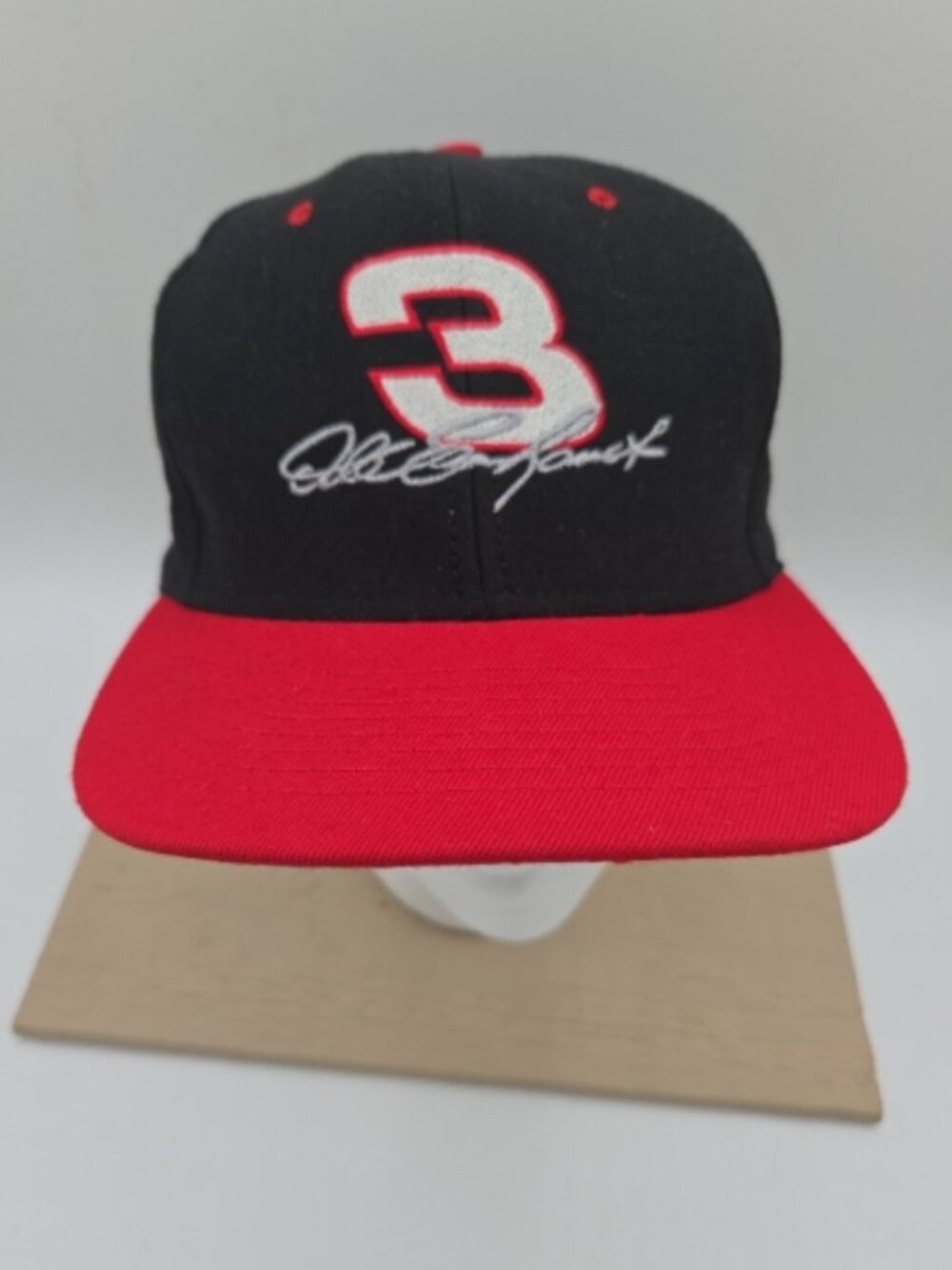Dale Earnhardt #3 NASCAR Black Red Adjustable Hat Nutmeg Vintage